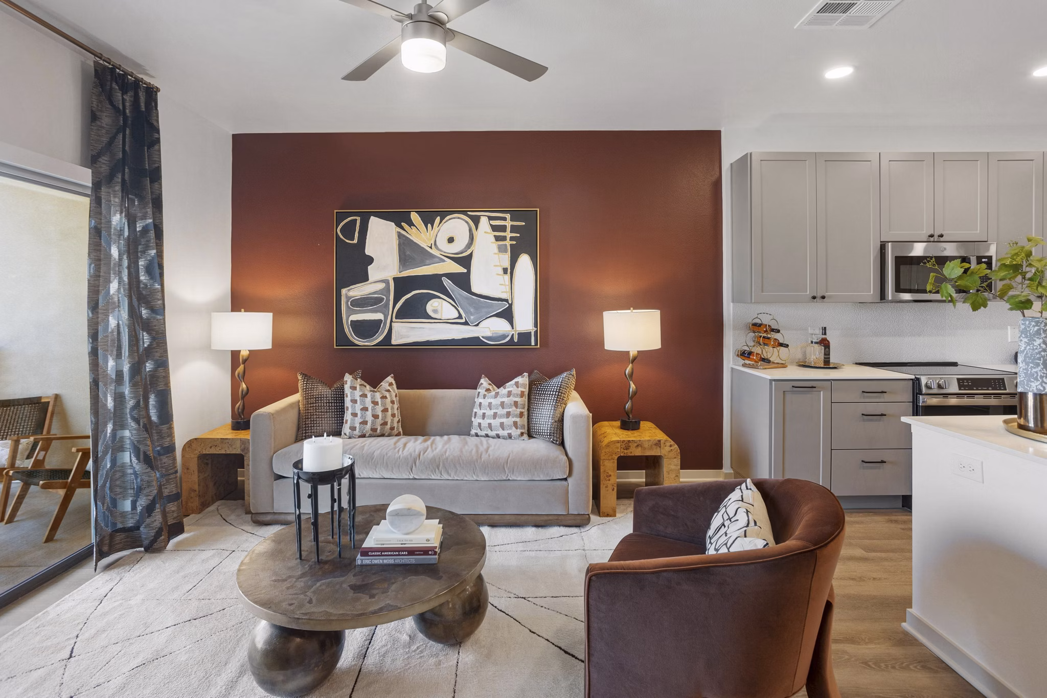 living room at Alta 87 Apartments 