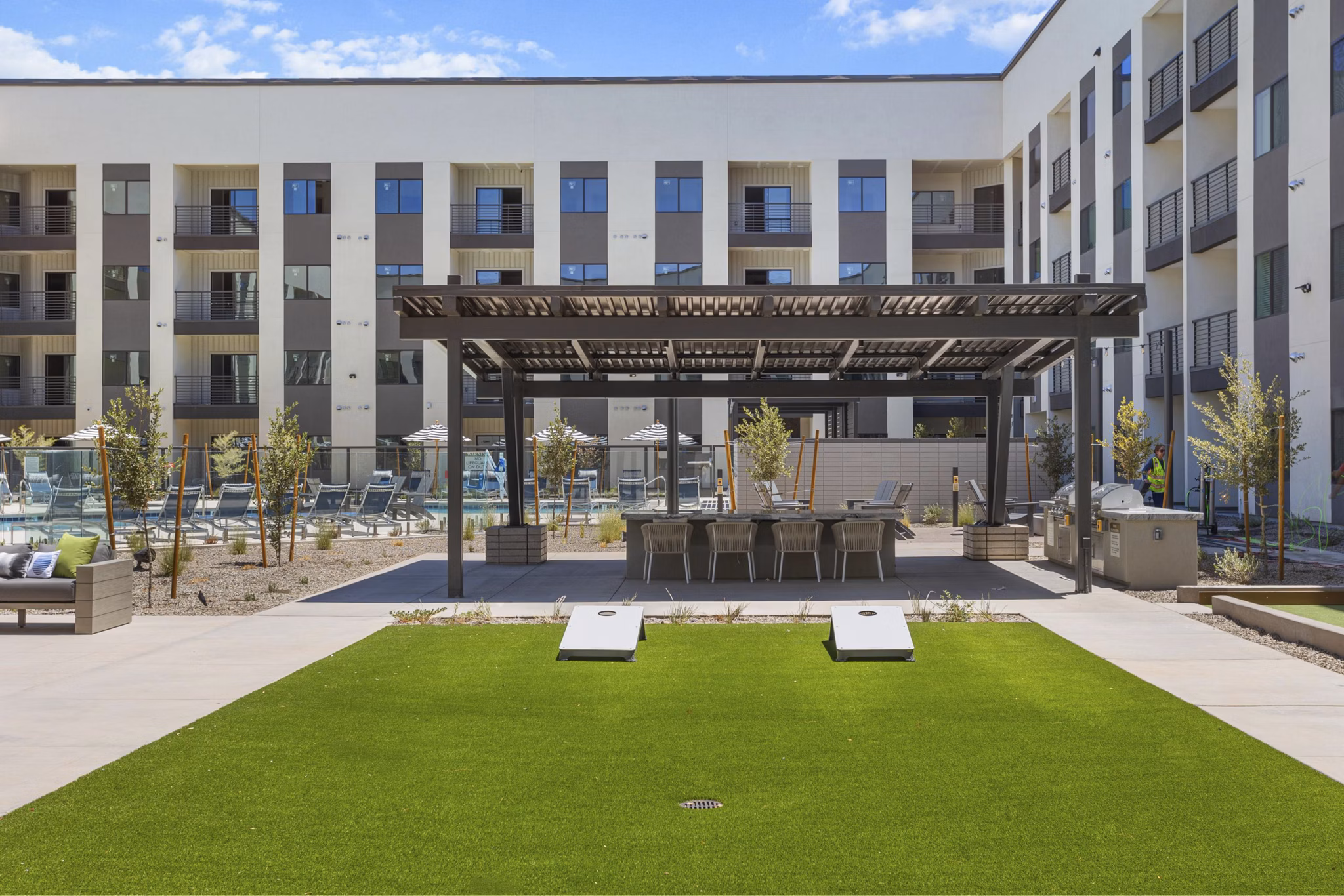 dog park at Alta 87 Apartments 
