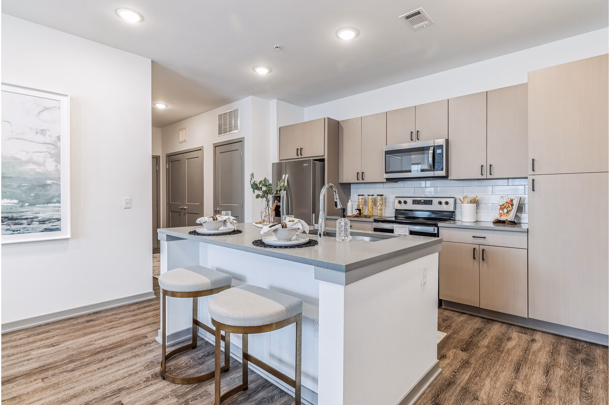 kitchen at Prism at Diamond Ridge Apartments
