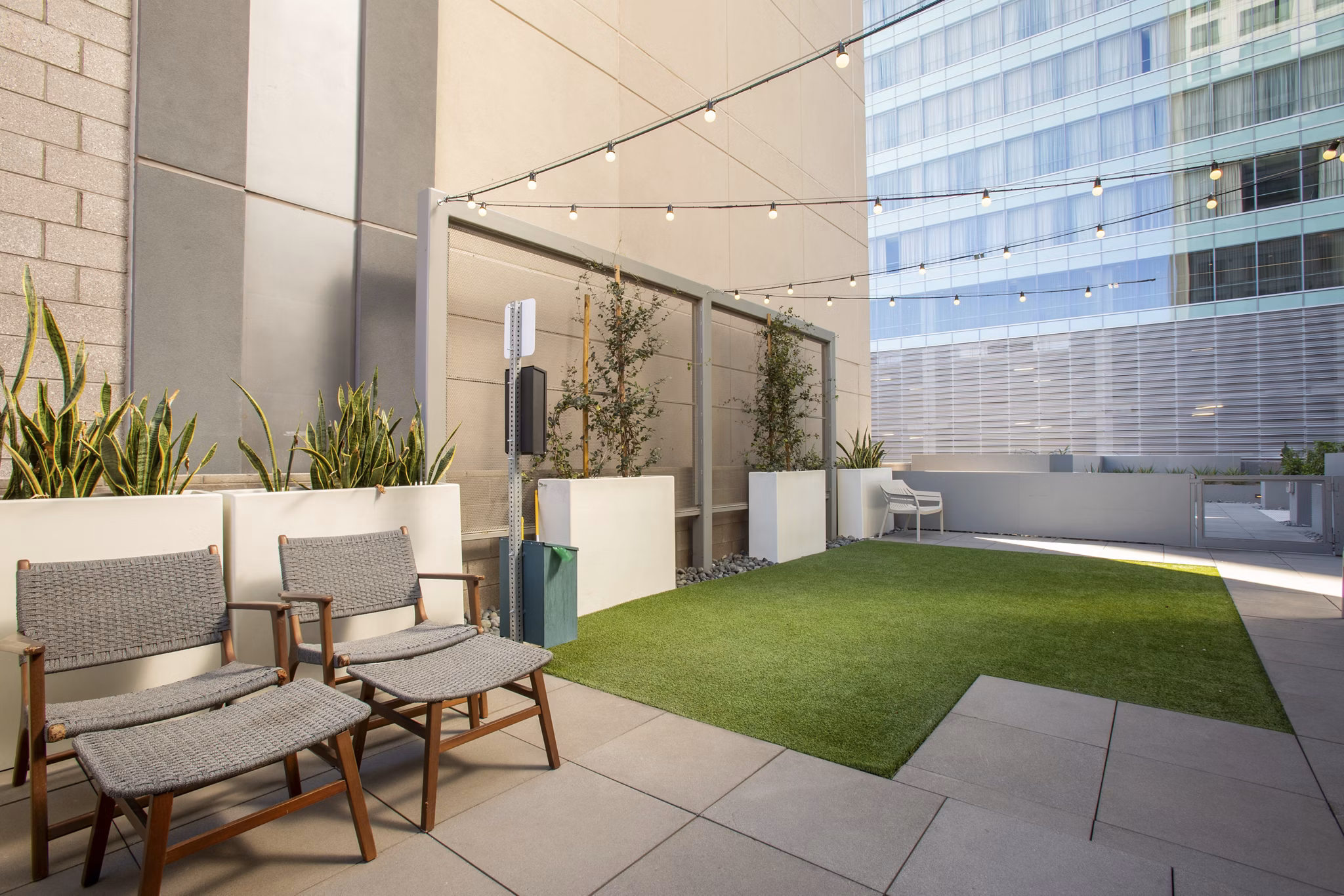 patio at Sora Apartments