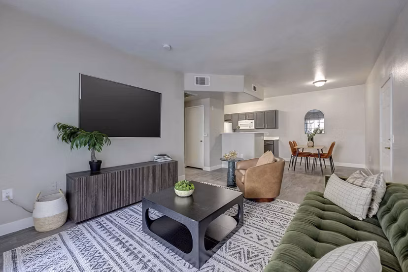 living room at The Solena Apartments