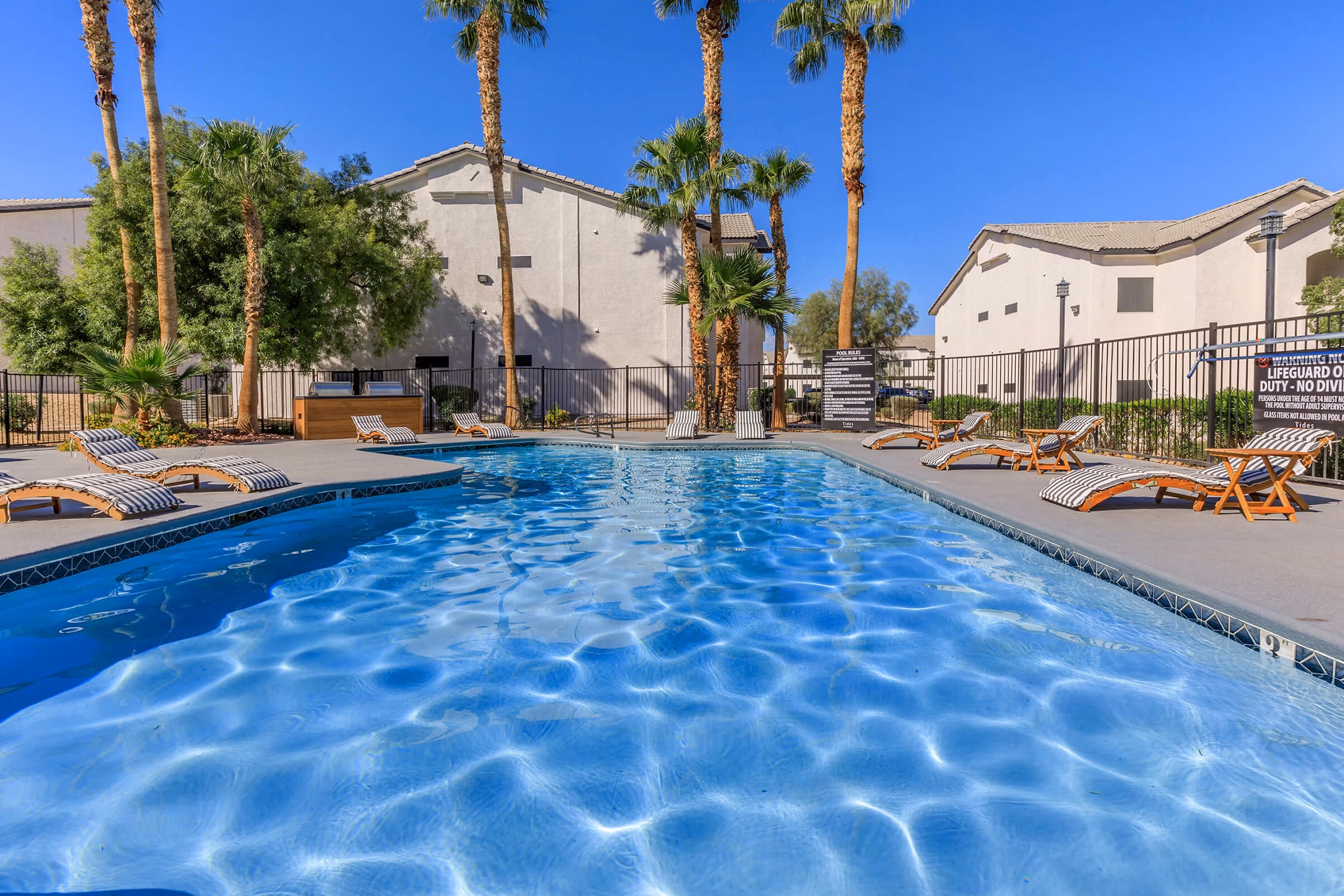 pool at The Solena Apartments