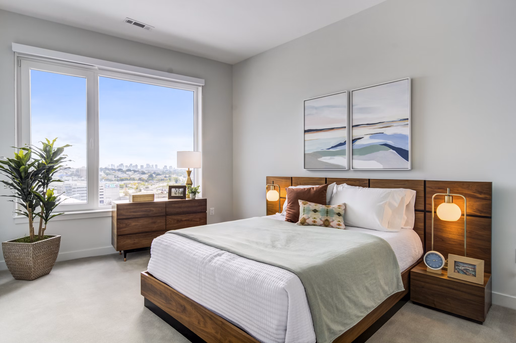 bedroom at The Robinson Apartments