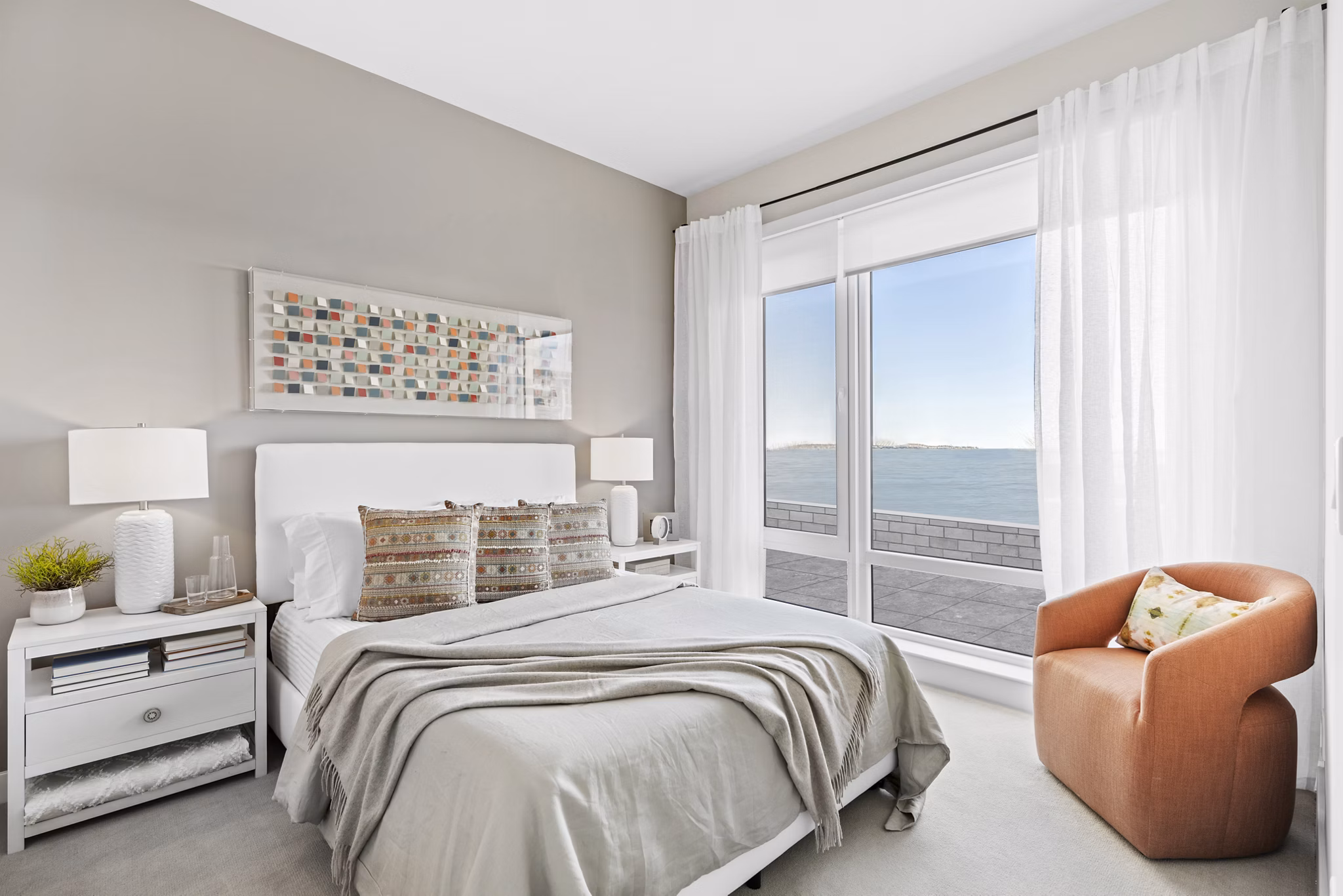 bedroom at The Robinson Apartments