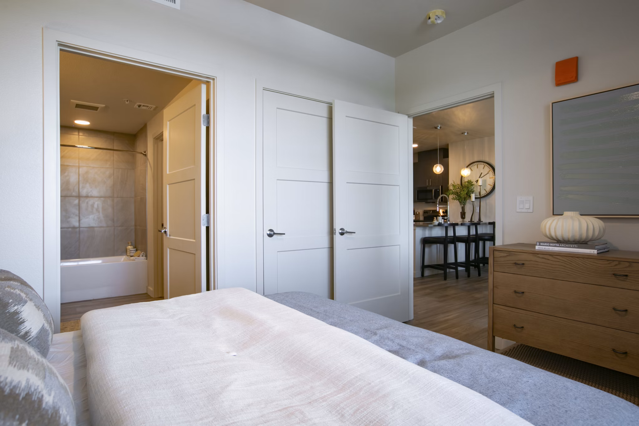 bedroom at The Senary by Allaso Apartments