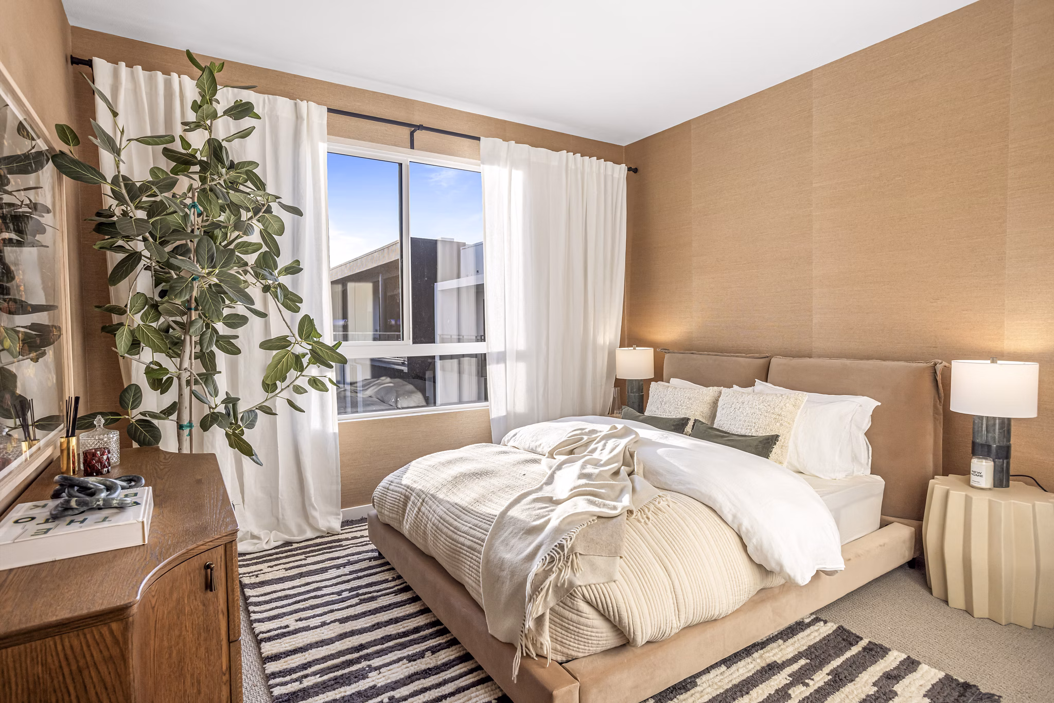 Bedroom at Alexan Camellia Apartments