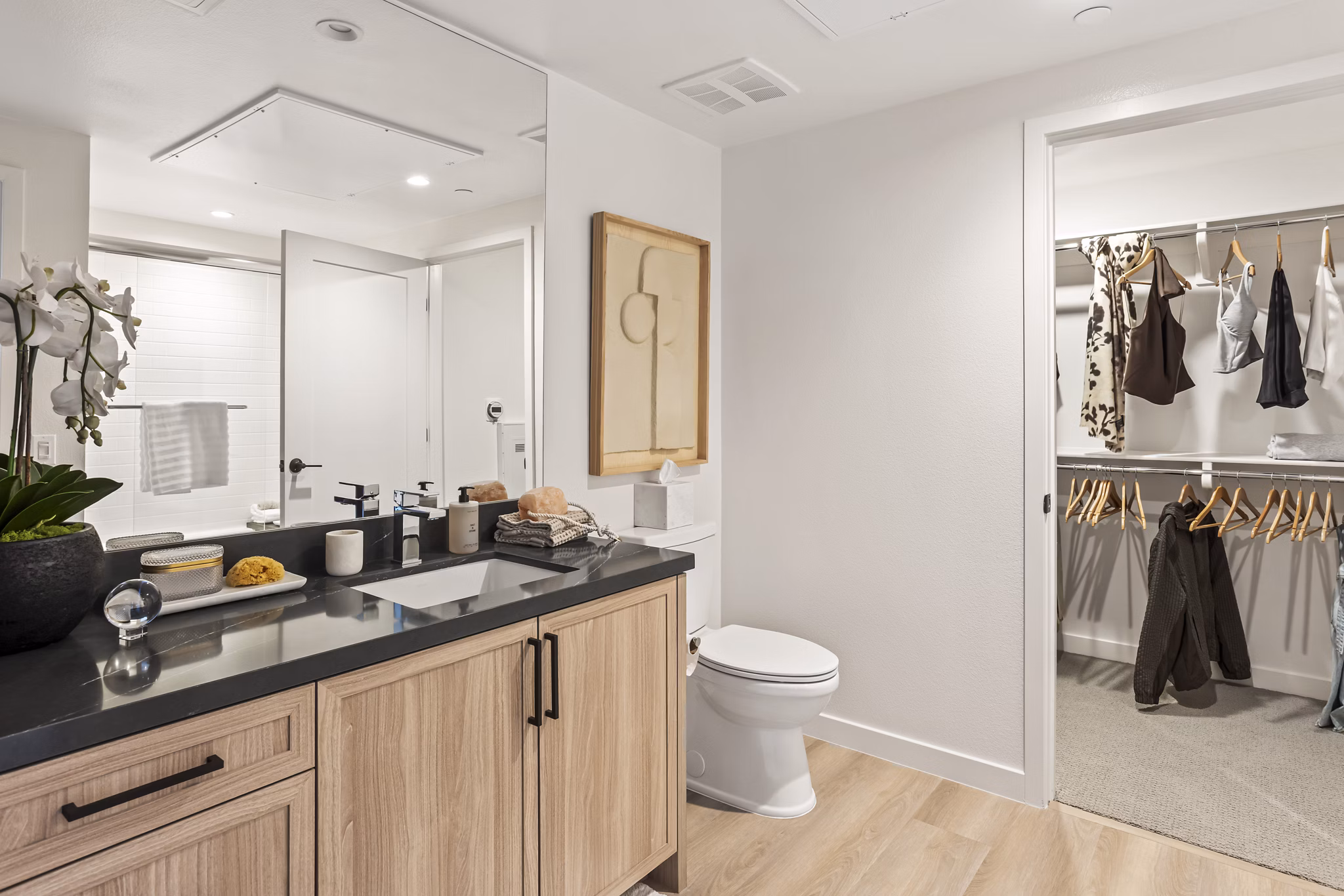 Bathroom at Alexan Camellia Apartments