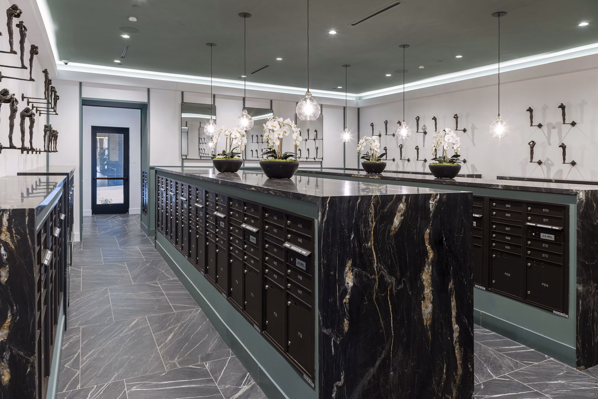 Mail Room at Alexan Camellia Apartments