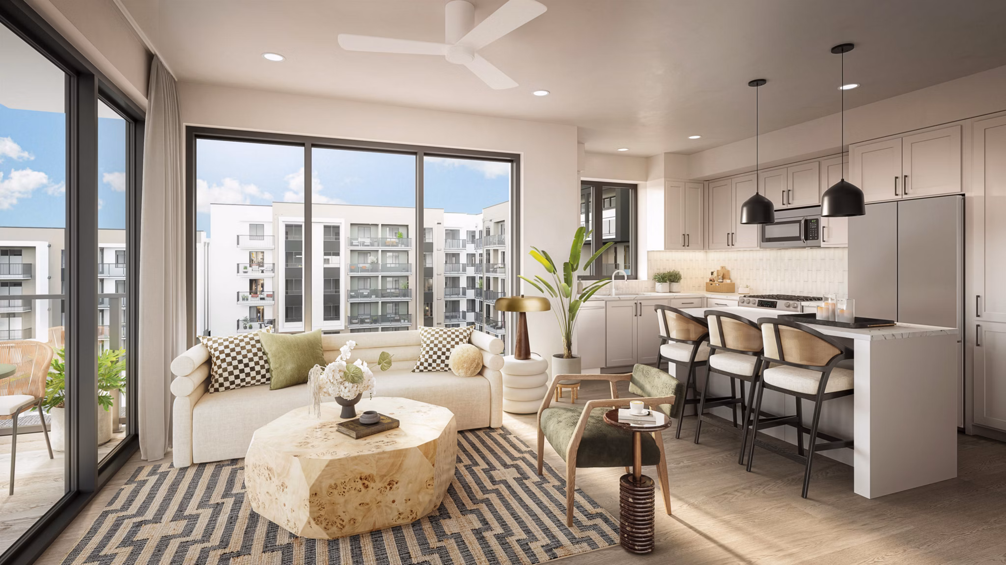 rendering at Alexan Camellia Apartments