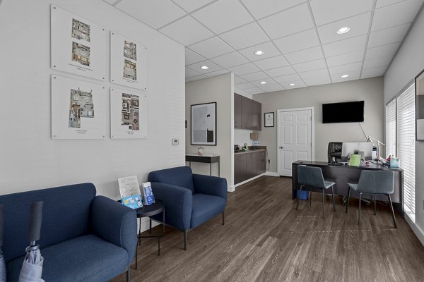 home office at Creekview Crossing Apartments