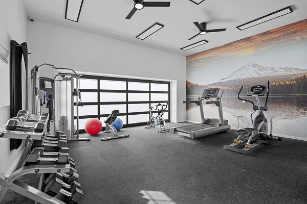 fitness center at Creekview Crossing Apartments