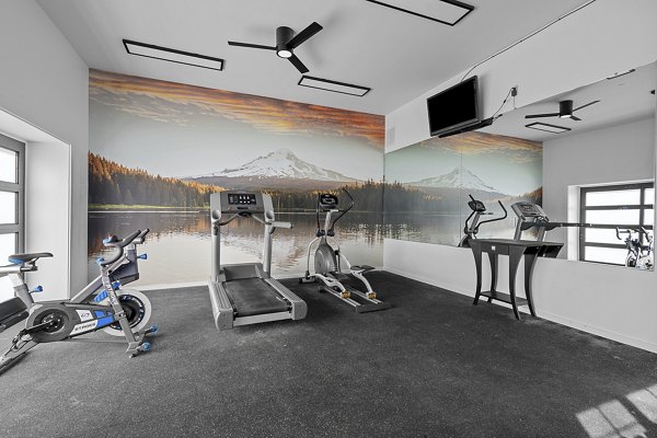 fitness center at Creekview Crossing Apartments