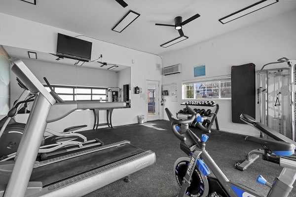 fitness center at Creekview Crossing Apartments