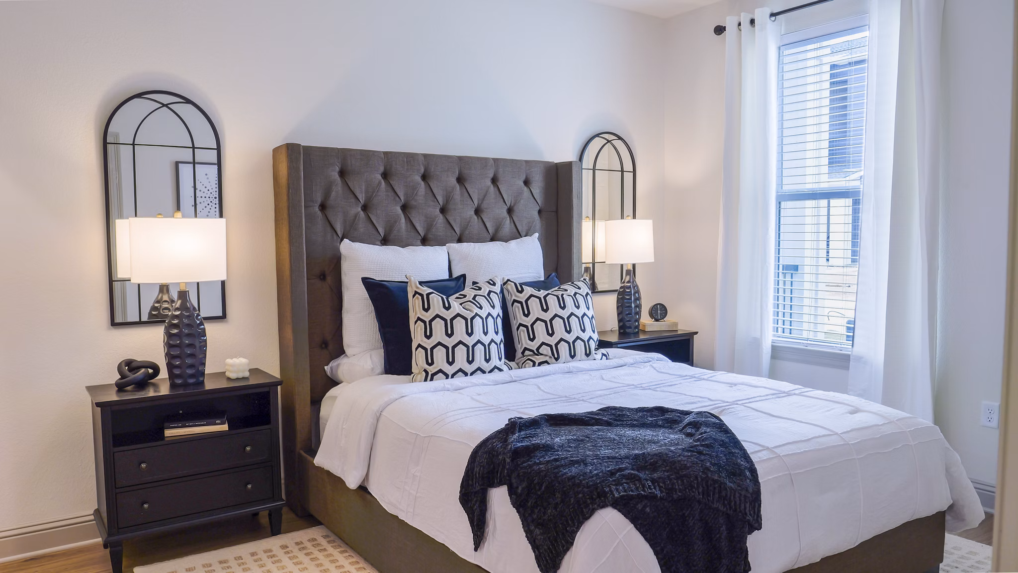 bedroom at The Waters at Settlers Trace Apartments