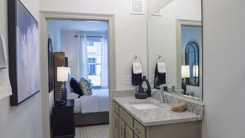 bathroom at The Waters at Settlers Trace Apartments
