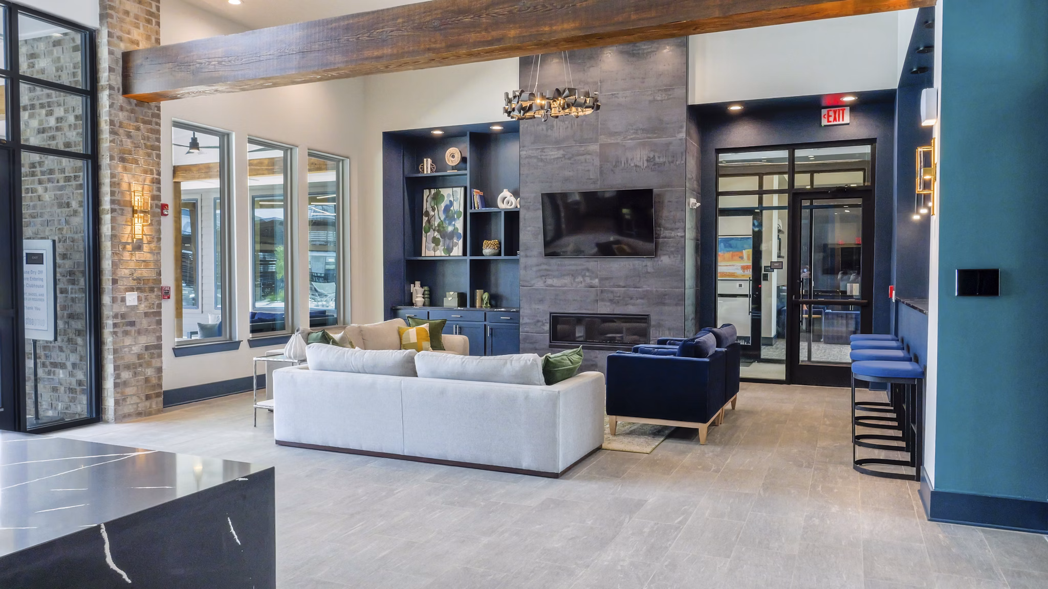 clubhouse at The Waters at Settlers Trace Apartments