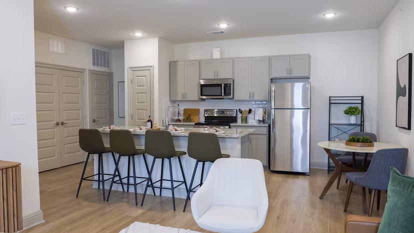 kitchen at The Waters at Settlers Trace Apartments