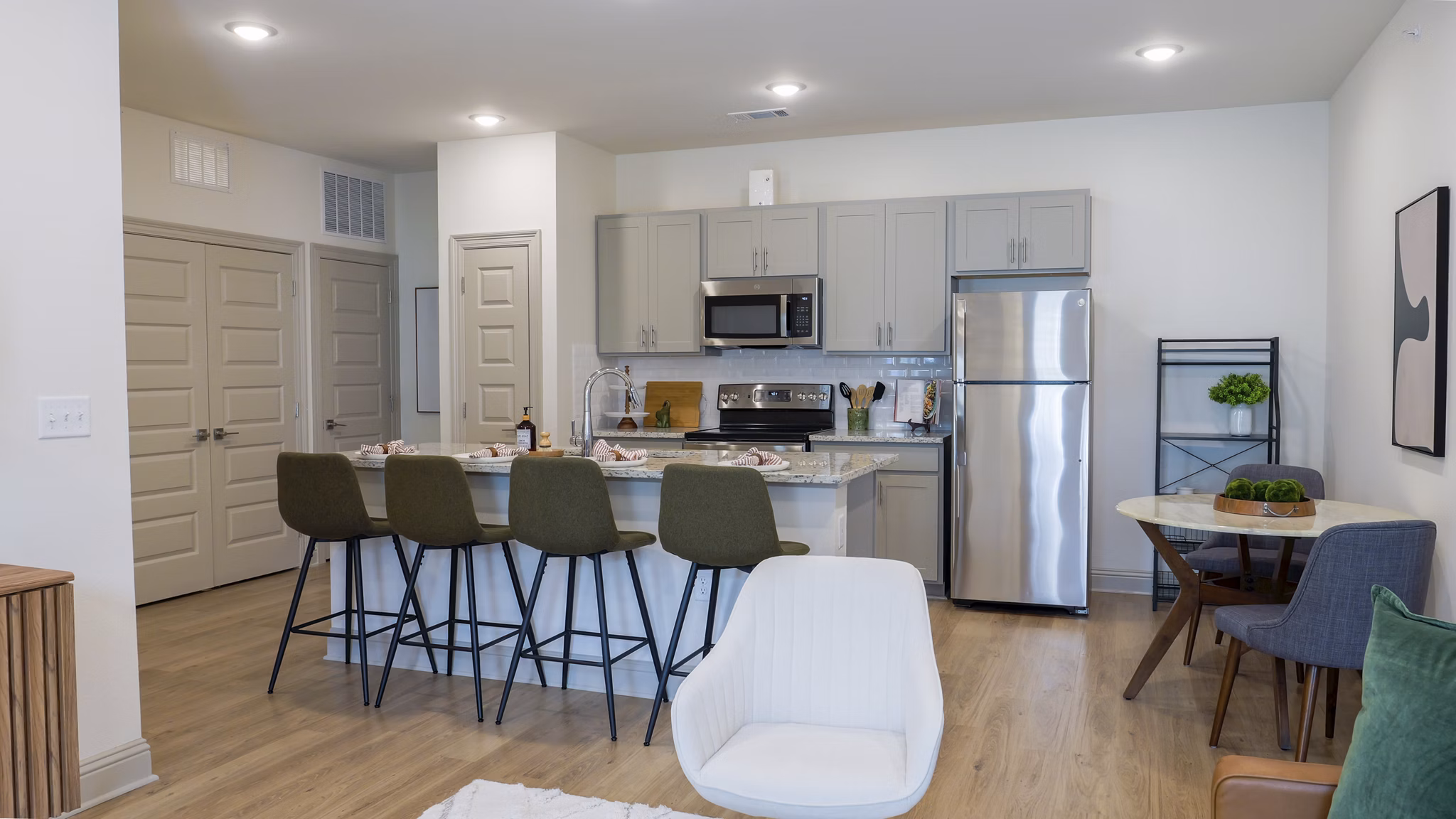 kitchen at The Waters at Settlers Trace Apartments