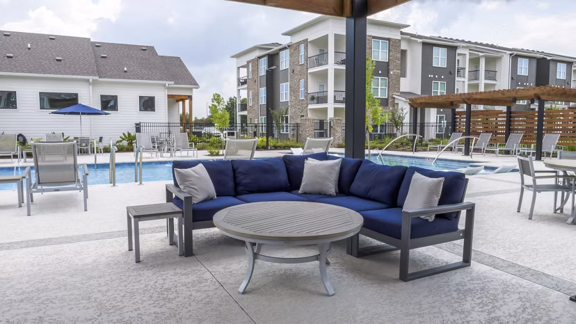 patio at The Waters at Settlers Trace Apartments