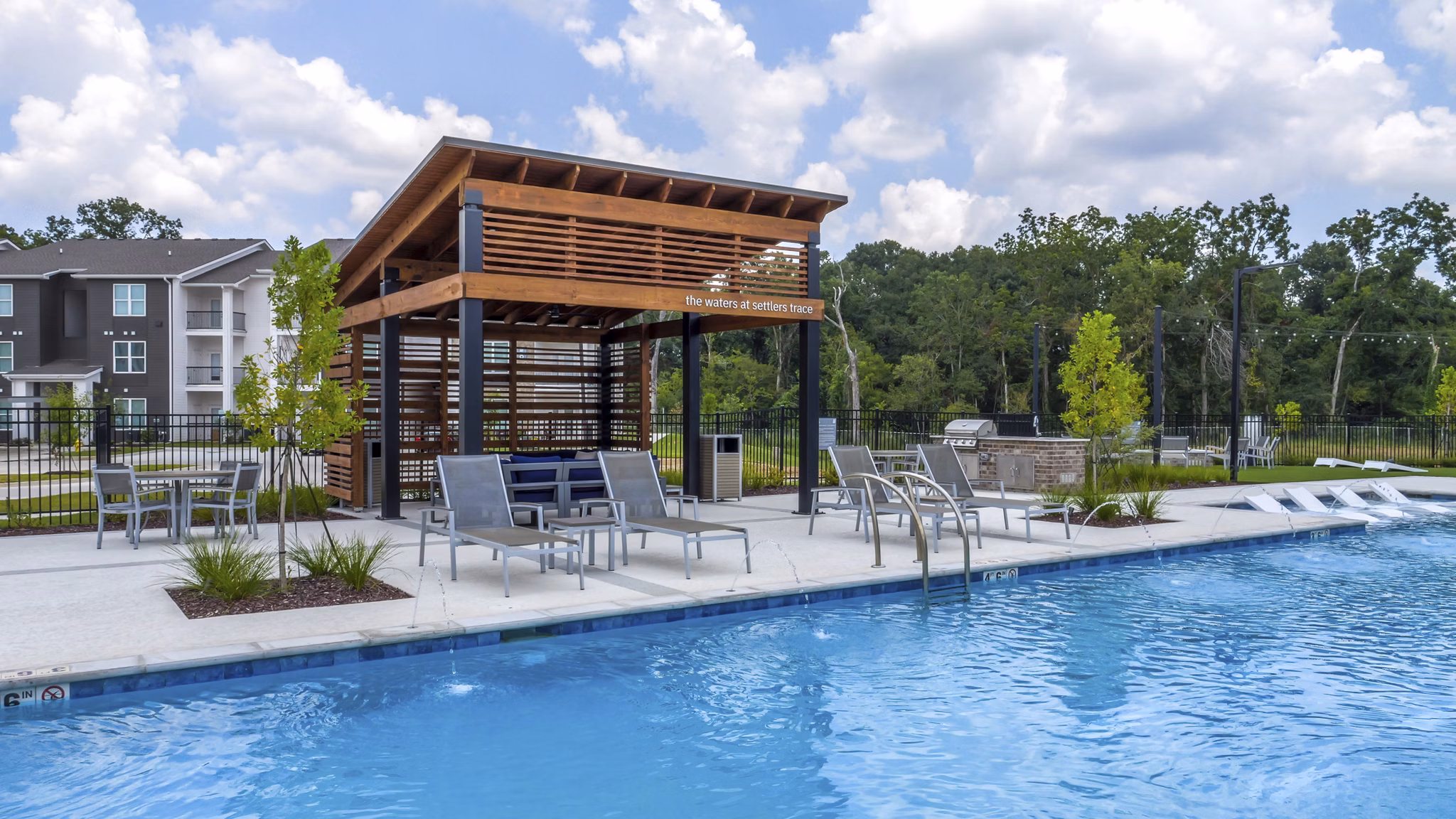 pool at The Waters at Settlers Trace Apartments