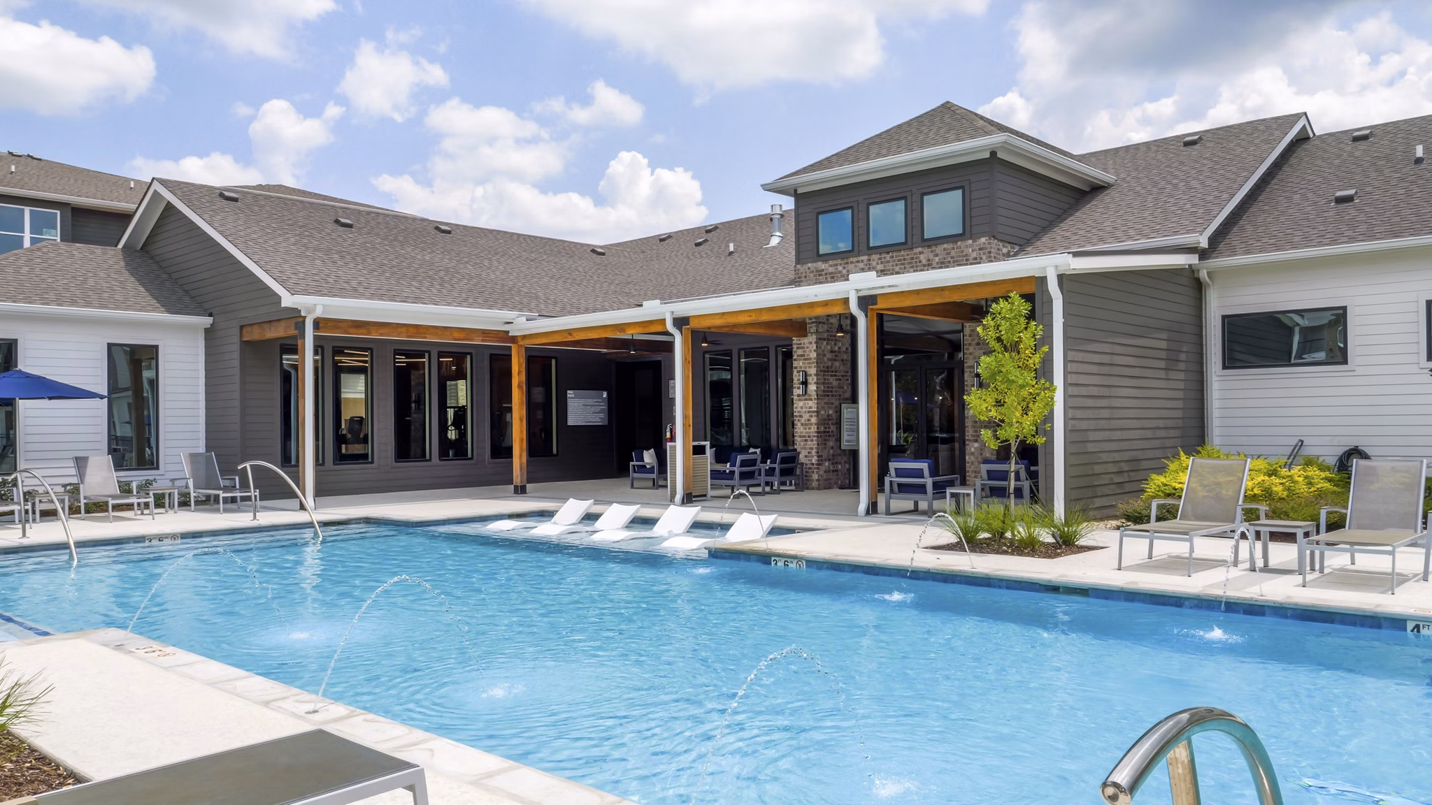 pool at The Waters at Settlers Trace Apartments