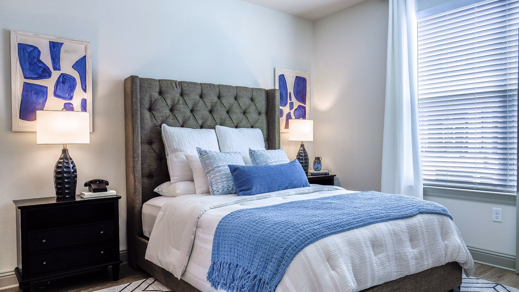 bedroom at The Waters at West Village Apartments 