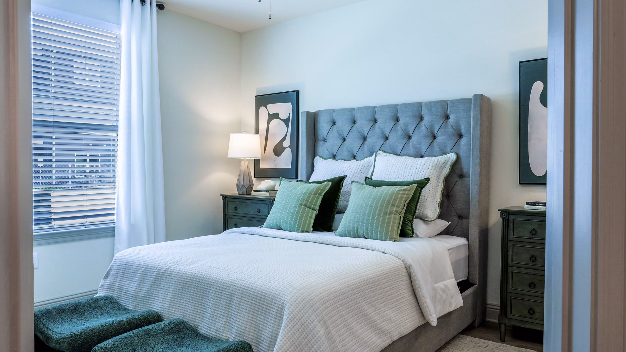 bedroom at The Waters at West Village Apartments 