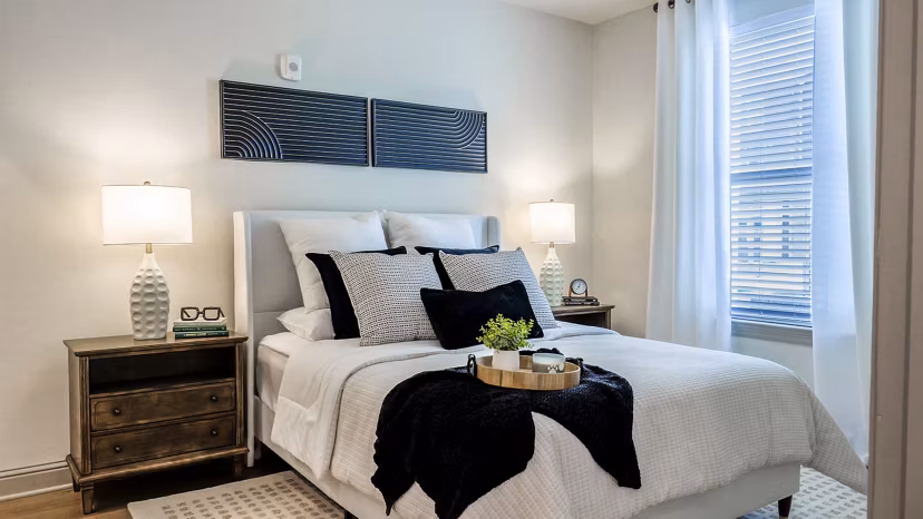 bedroom at The Waters at West Village Apartments 