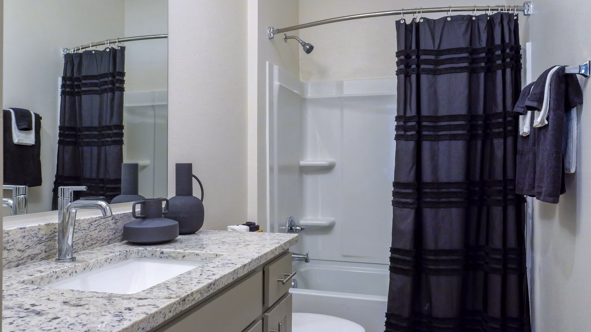 bathroom at The Waters at West Village Apartments 