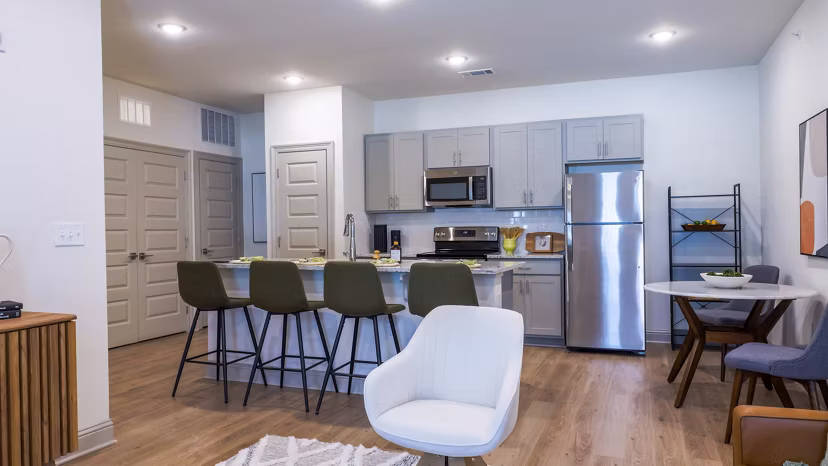 kitchen at The Waters at West Village Apartments 