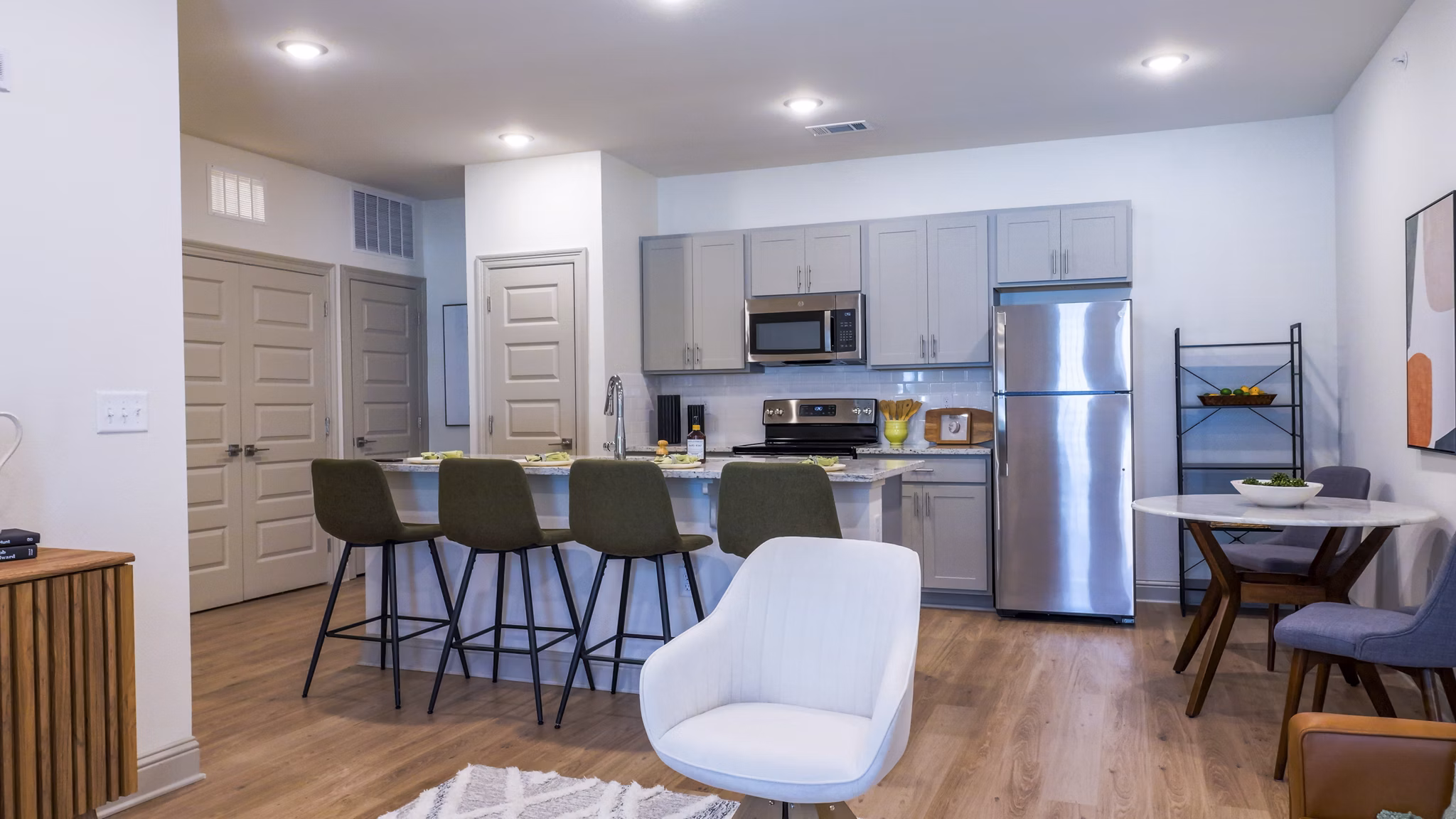 kitchen at The Waters at West Village Apartments 