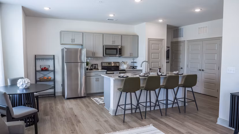 kitchen at The Waters at West Village Apartments 