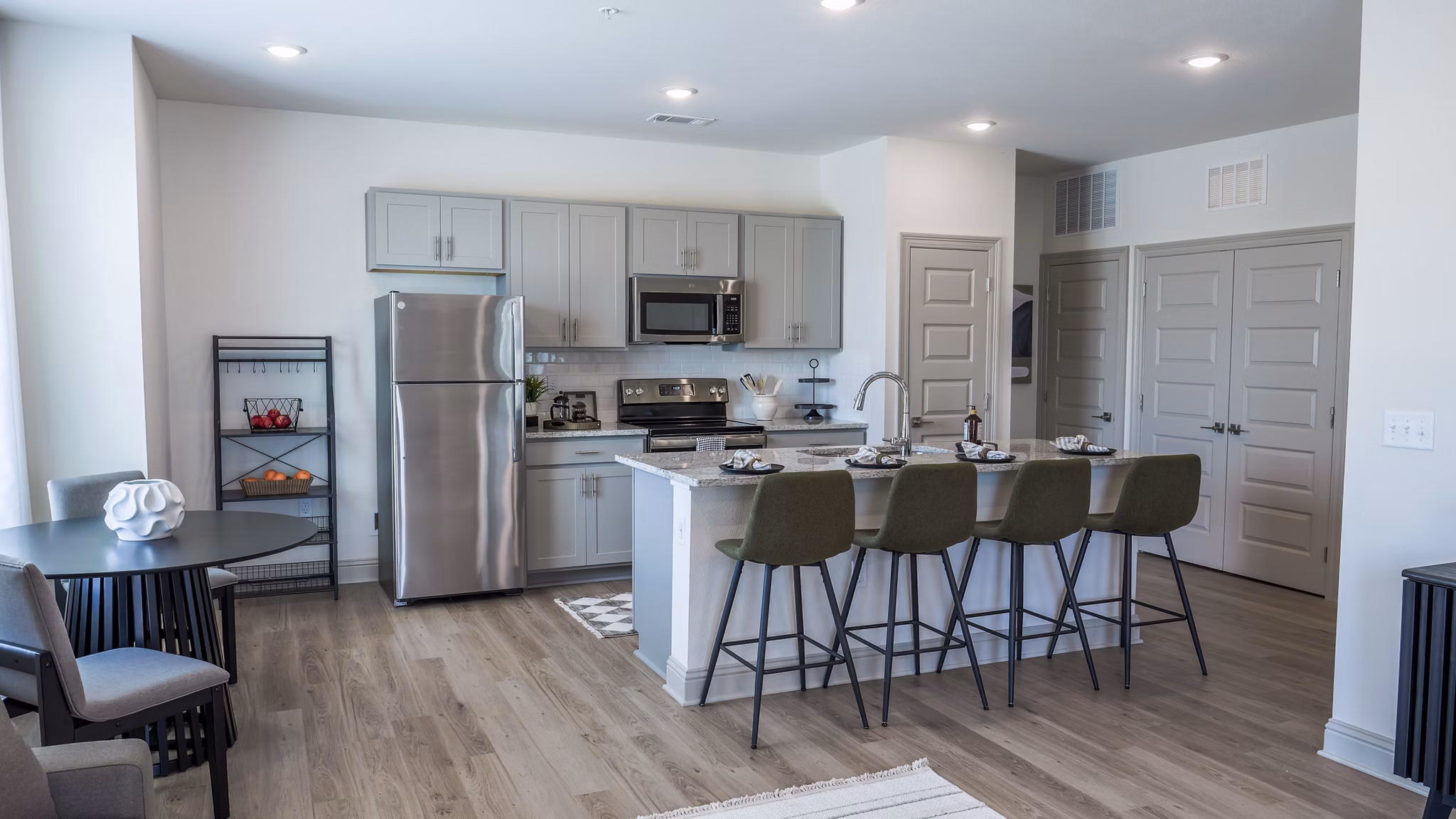 kitchen at The Waters at West Village Apartments 