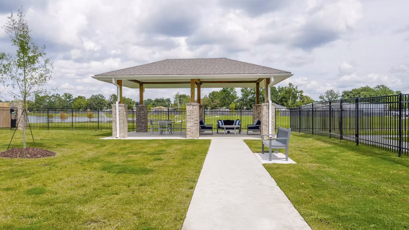 recreational area at The Waters at West Village Apartments 