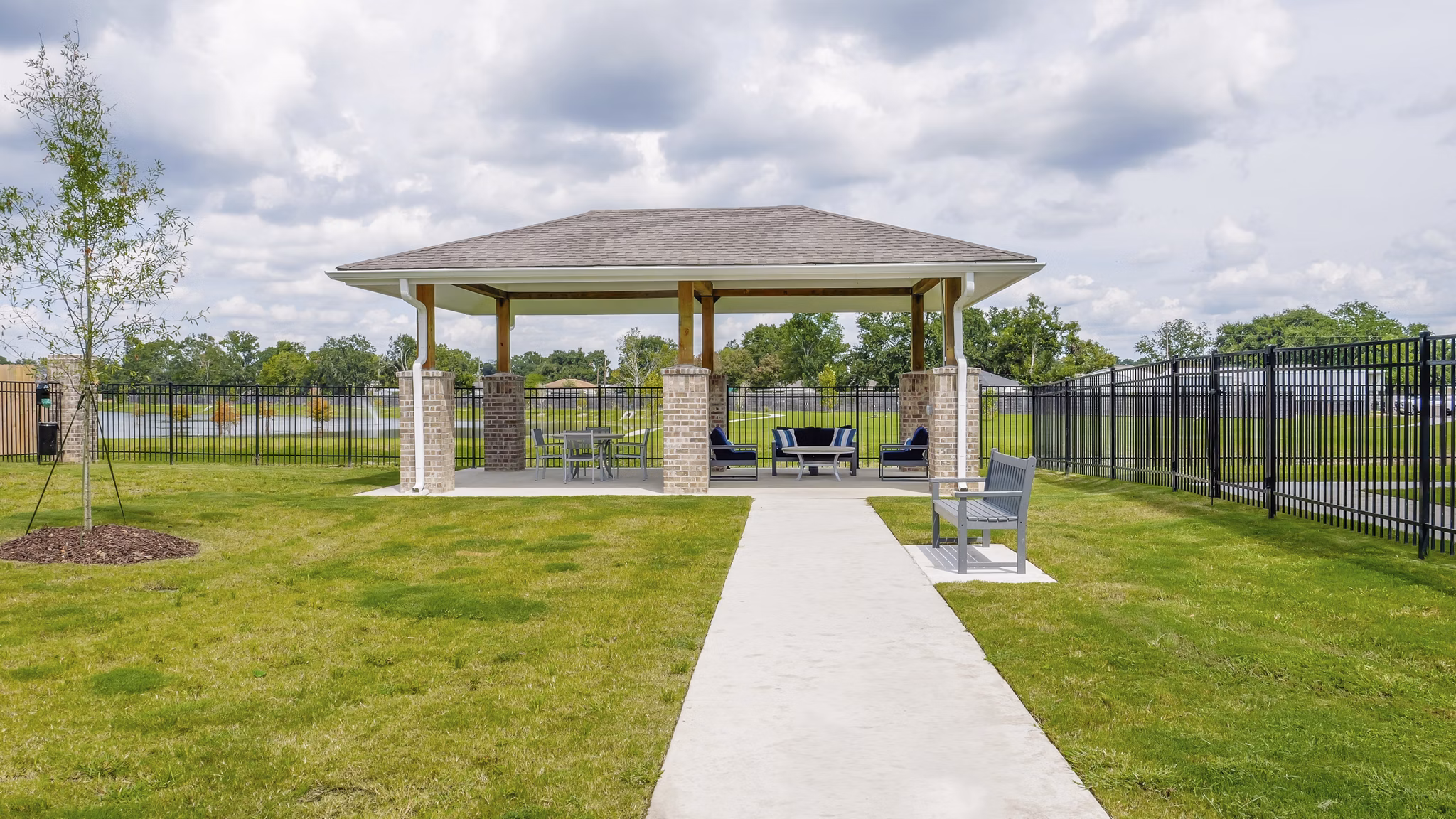recreational area at The Waters at West Village Apartments 