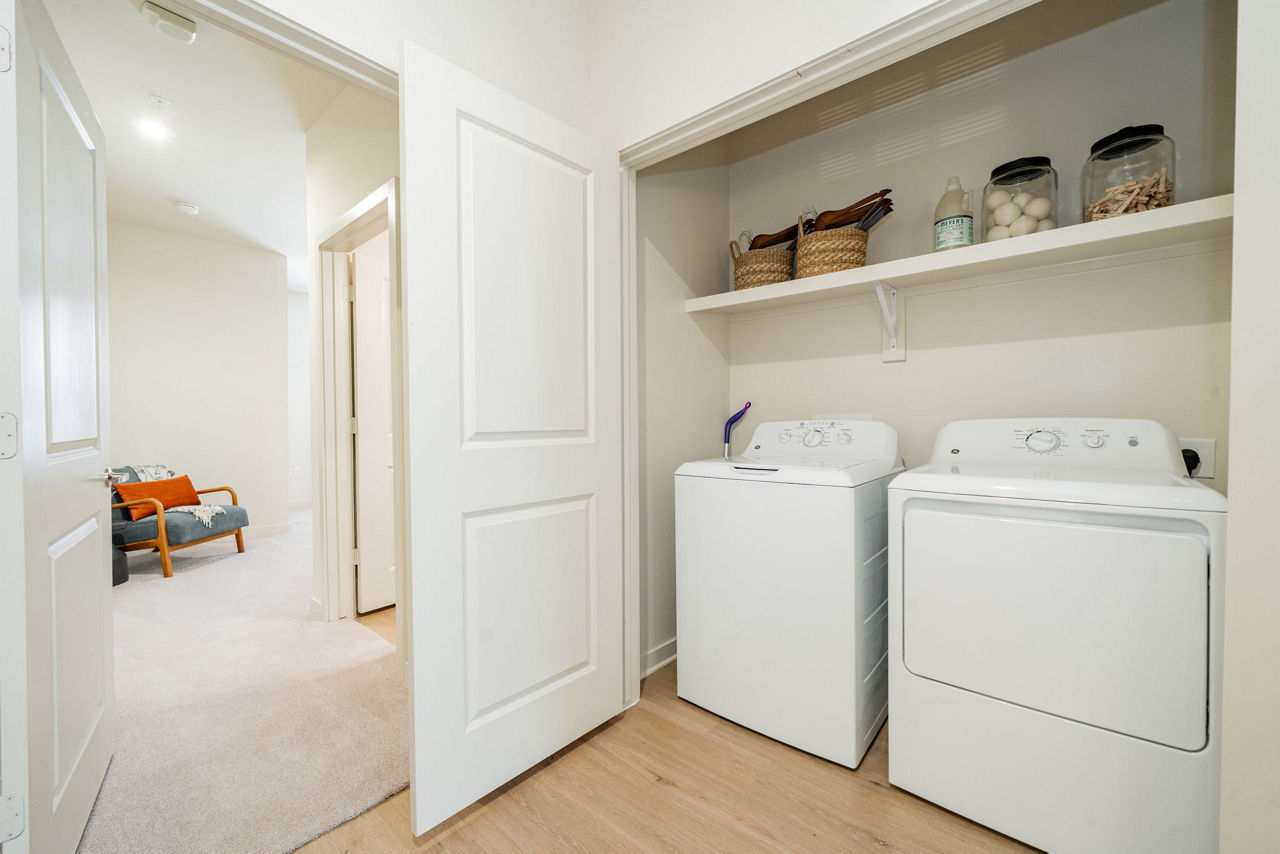 Laundry room at Marlowe Corinth Groves
