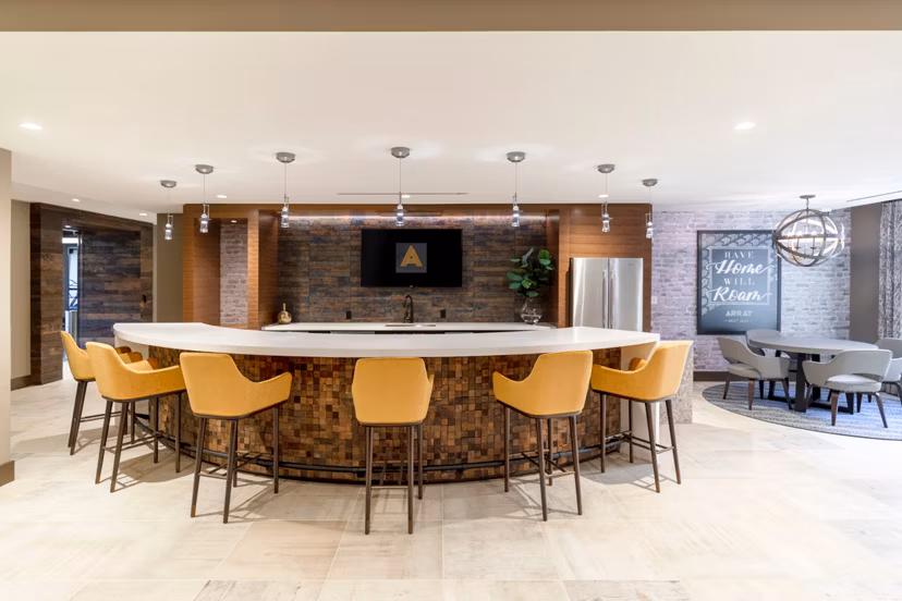clubhouse at Array at West Alex Apartments