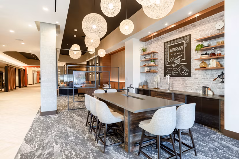 clubhouse at Array at West Alex Apartments