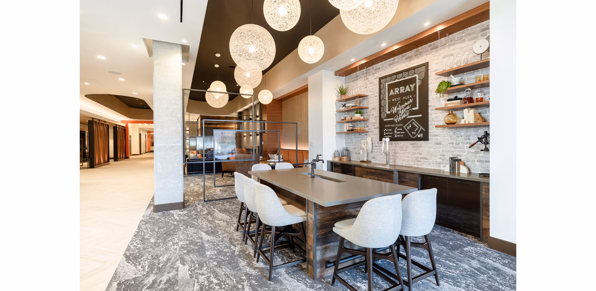 clubhouse at Array at West Alex Apartments