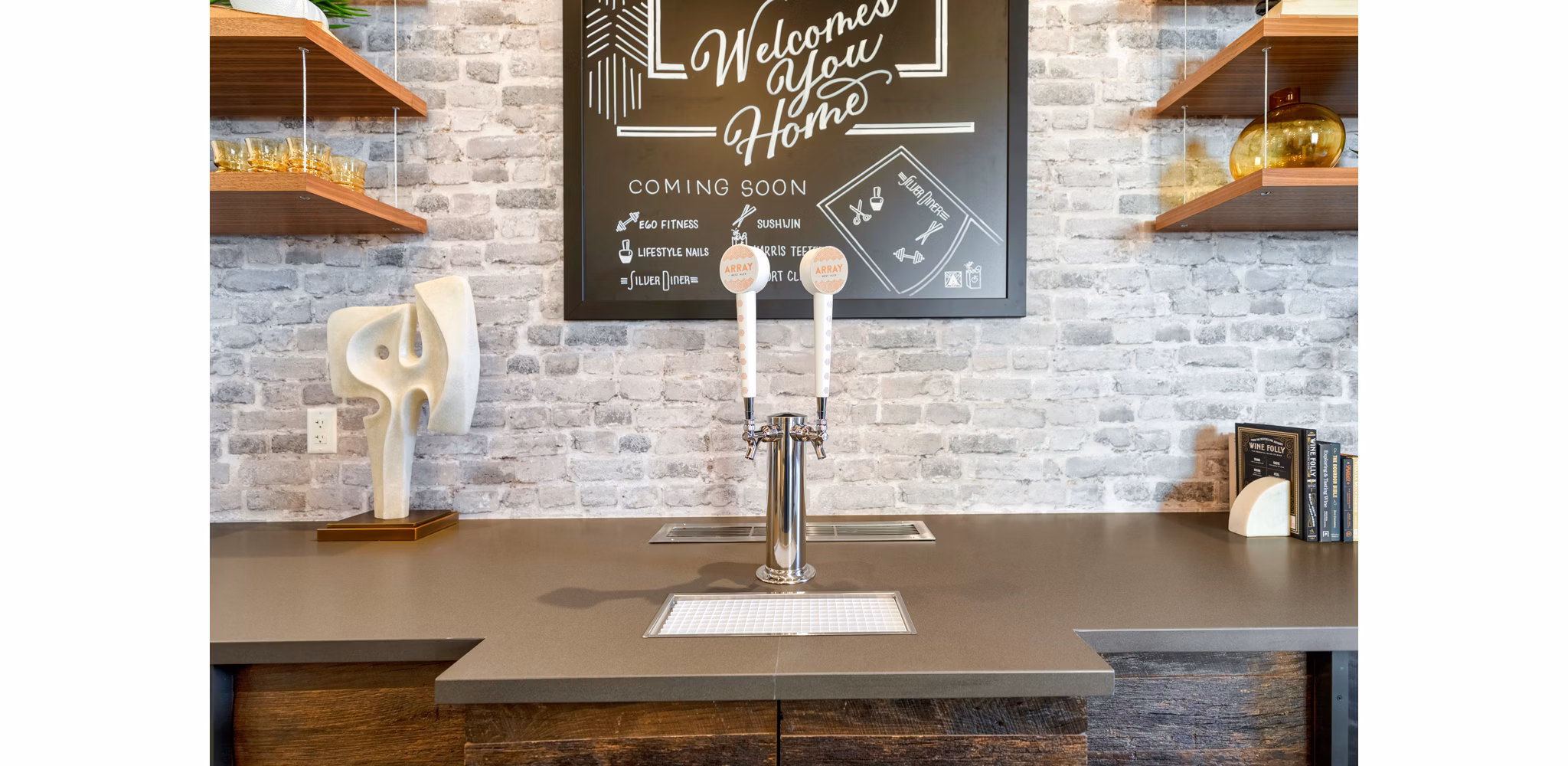 clubhouse at Array at West Alex Apartments