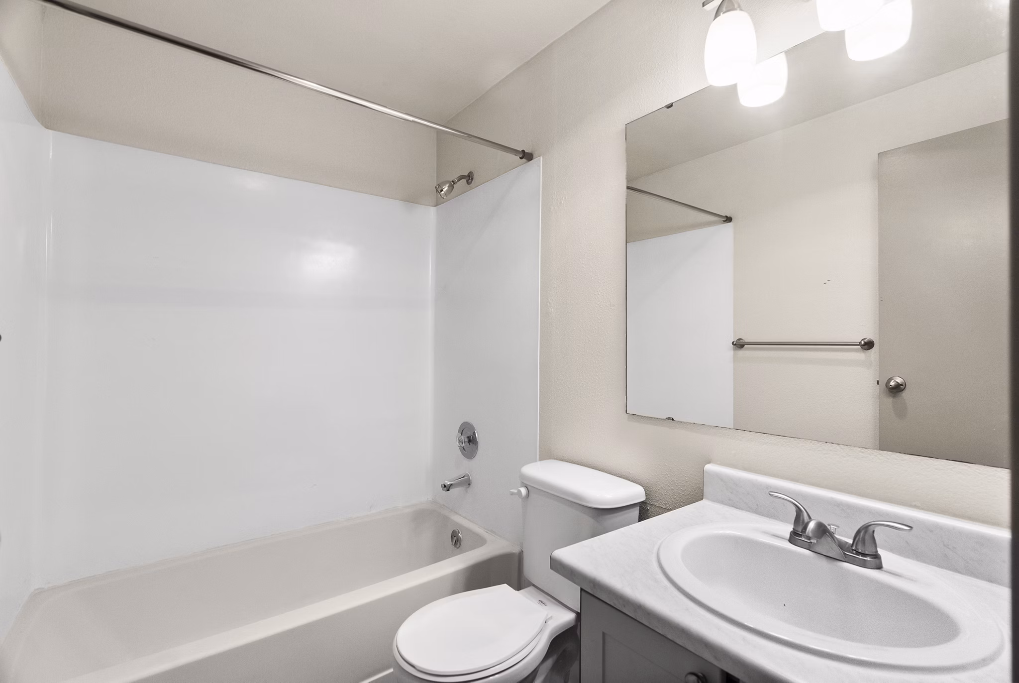 bathroom at Lodge at Madrona Apartments