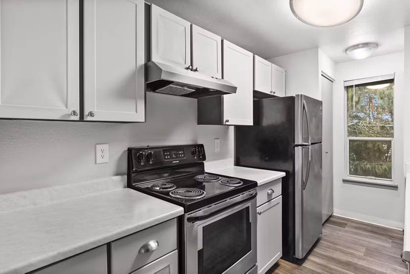kitchen at Lodge at Madrona Apartments