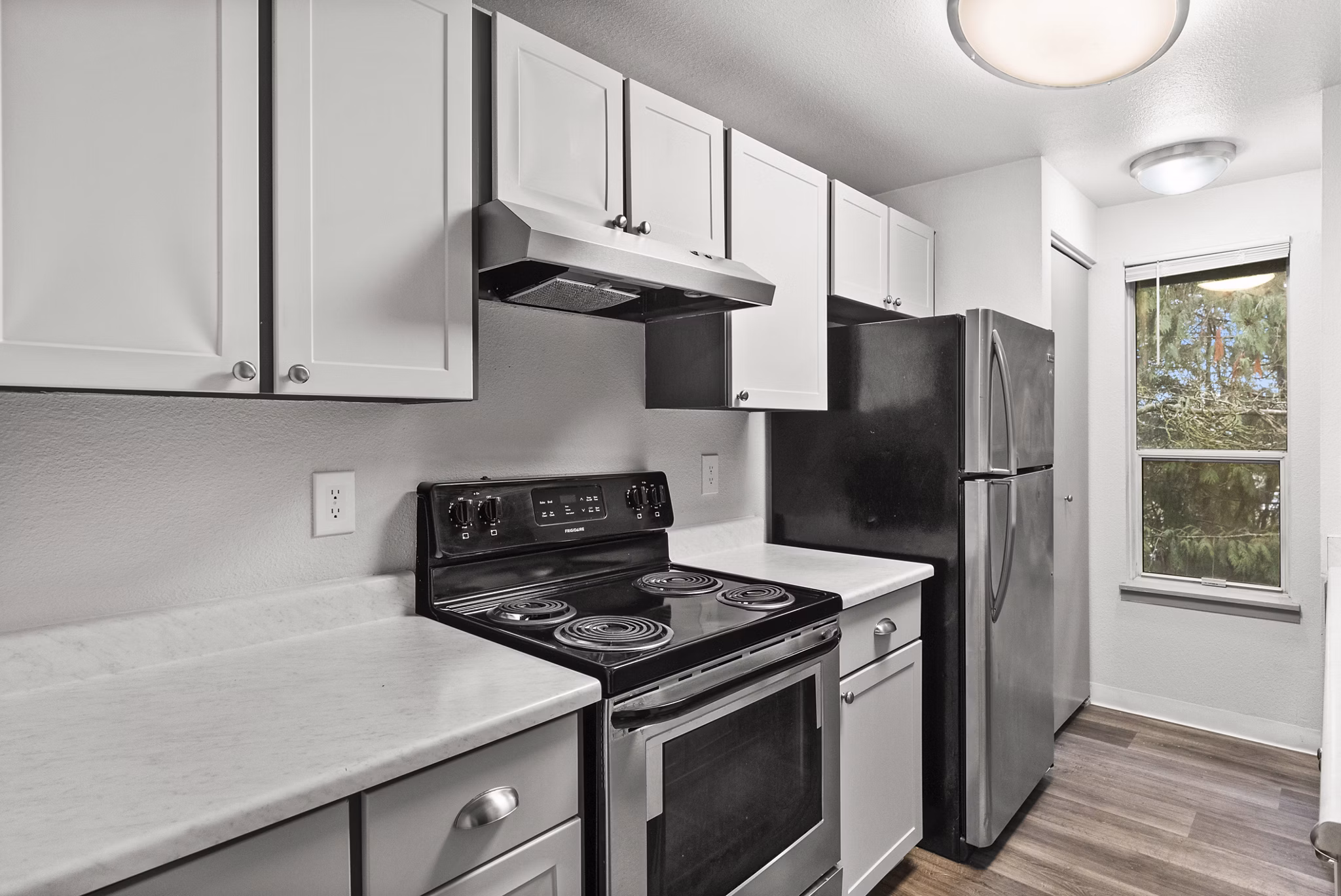 kitchen at Lodge at Madrona Apartments
