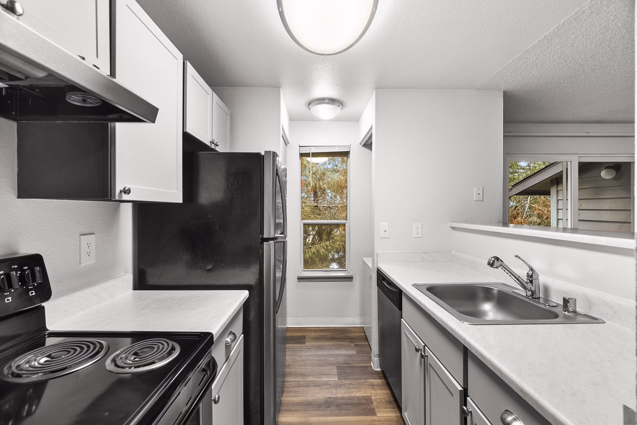 kitchen at Lodge at Madrona Apartments