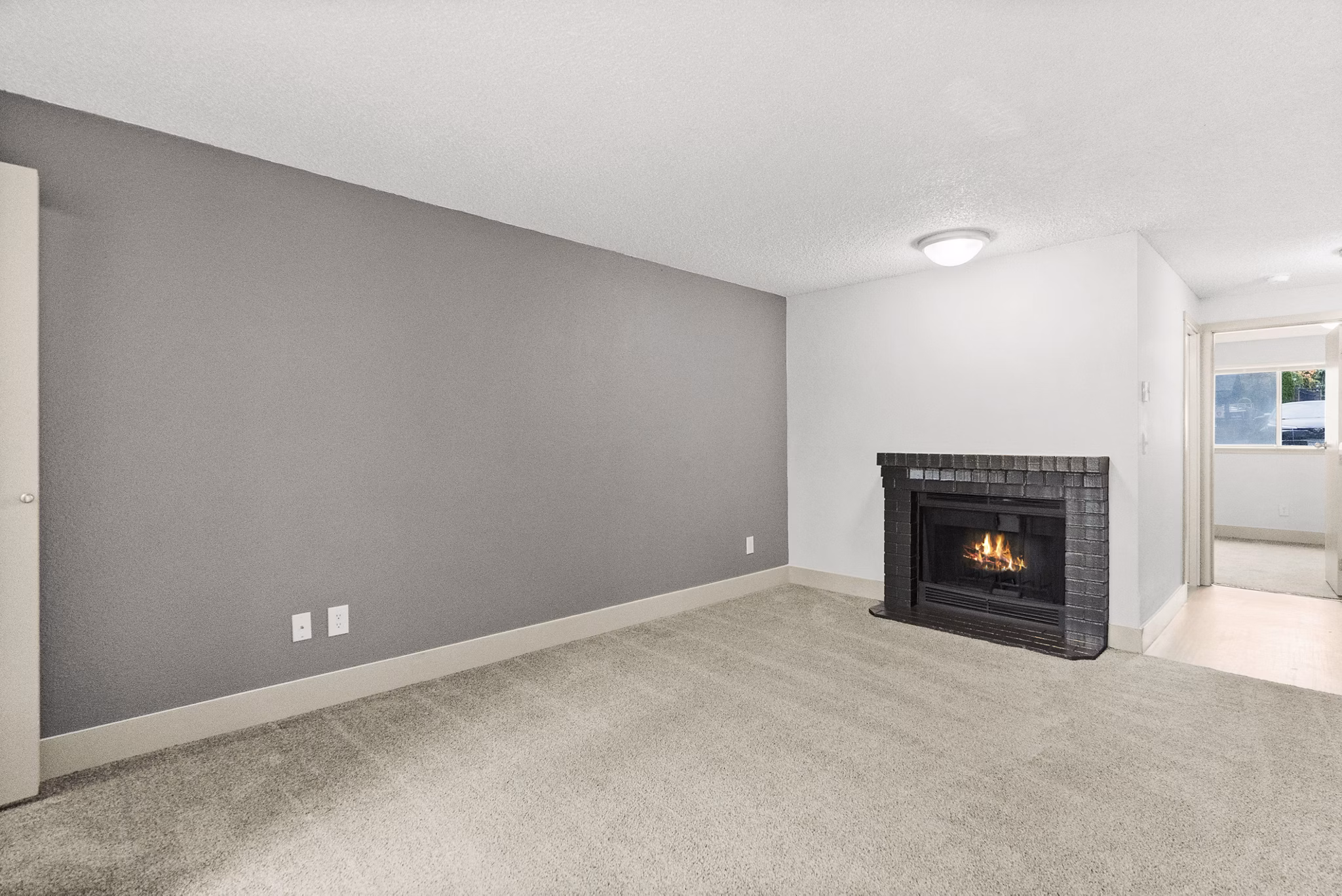 living room at Lodge at Madrona Apartments