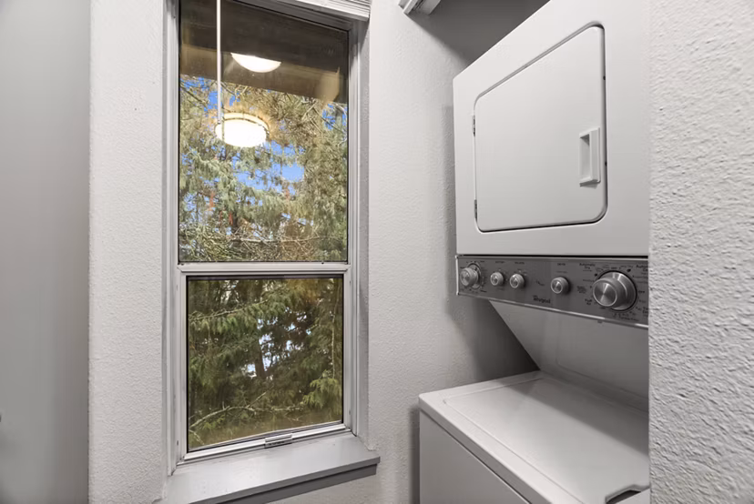 laundry room at Lodge at Madrona Apartments