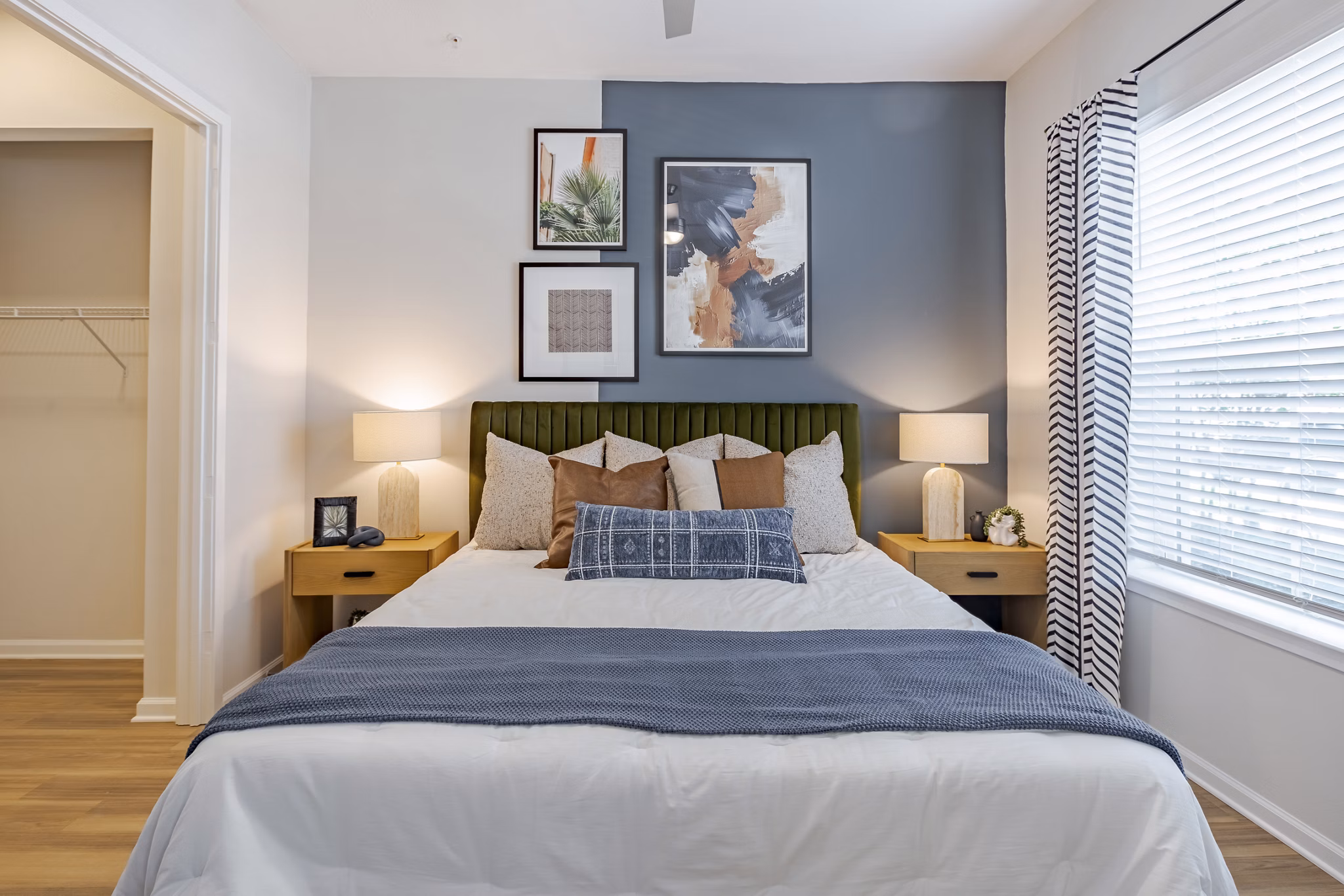 bedroom at V by Alta Apartments