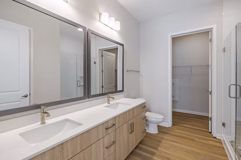 bathroom at V by Alta Apartments