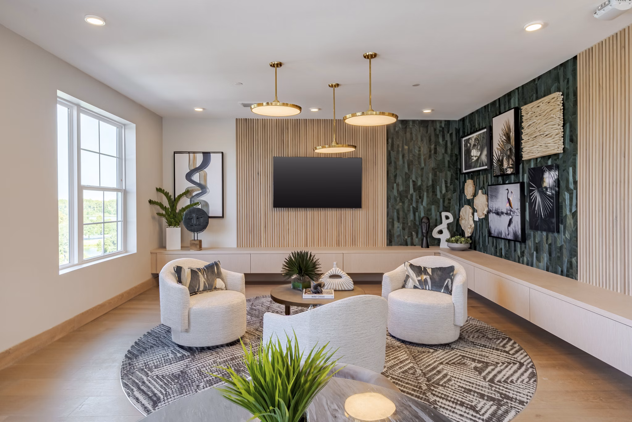 clubhouse at V by Alta Apartments