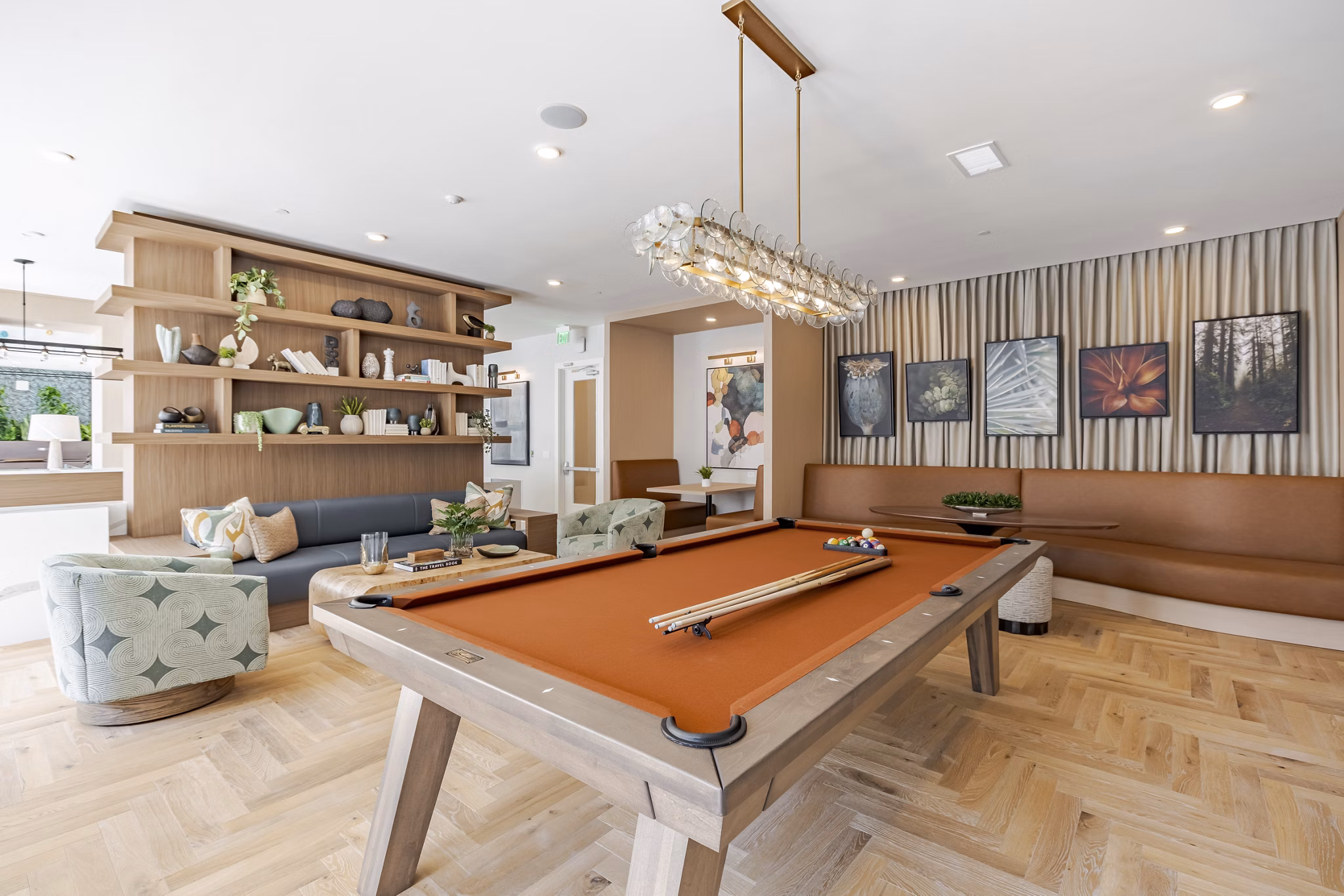 clubhouse at V by Alta Apartments